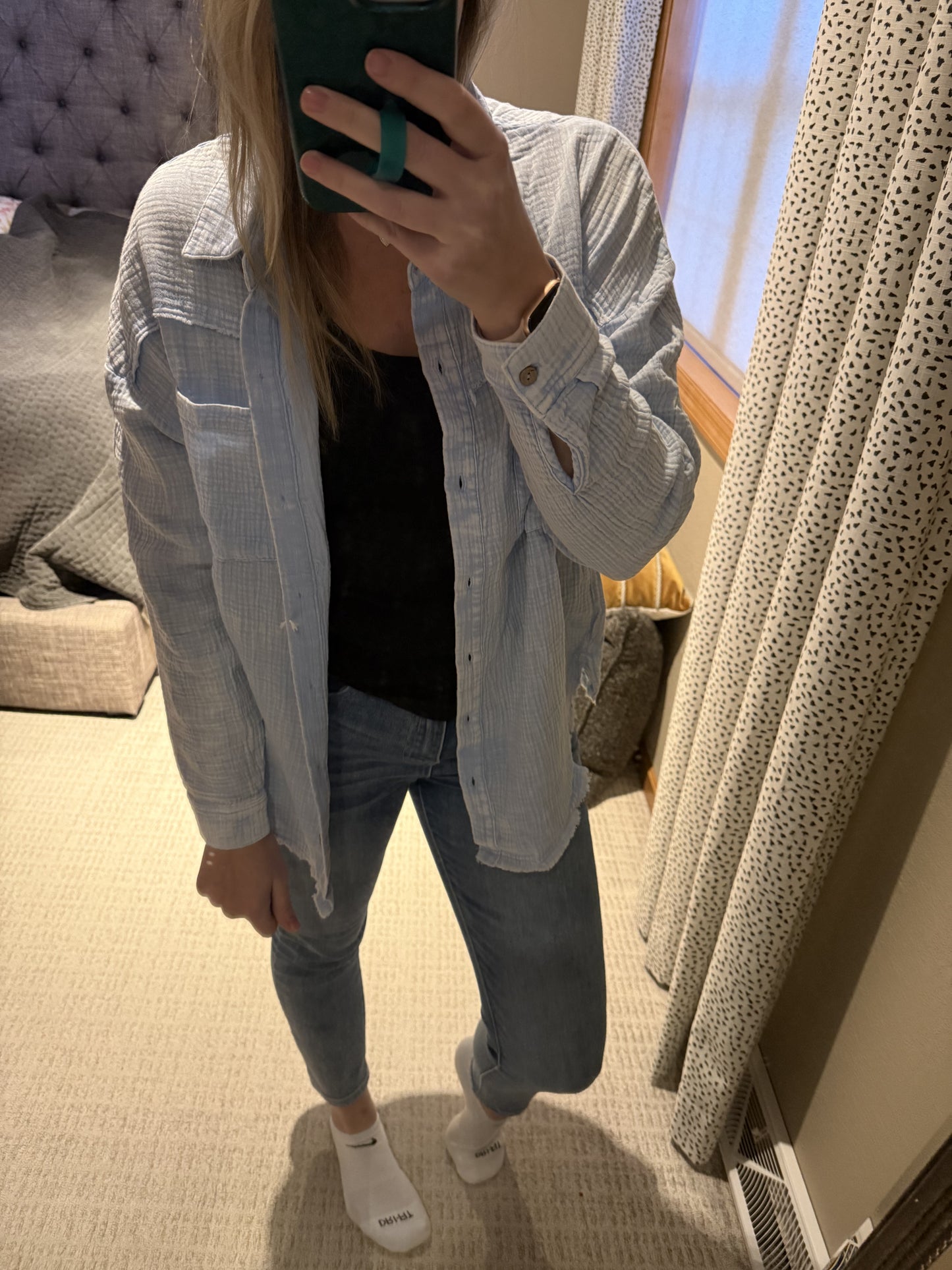 Beachy long sleeve